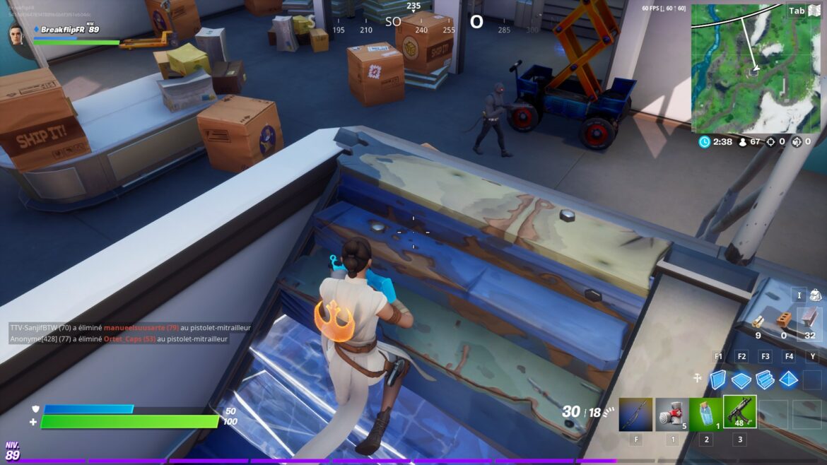 Où se trouve le sniper explosif ?