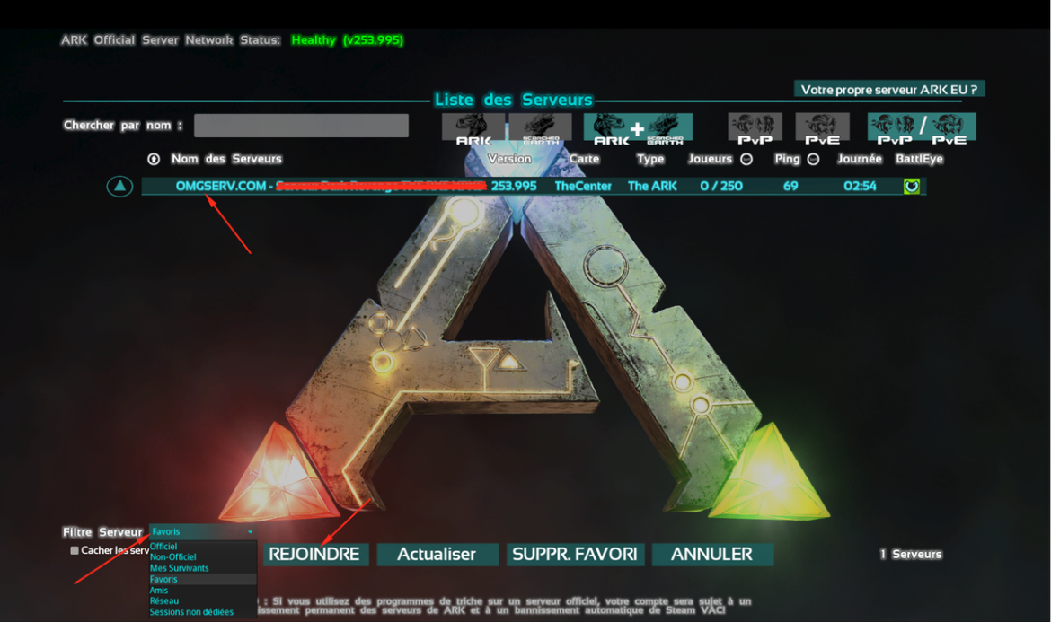 Comment jouer en multijoueur sur Ark ?