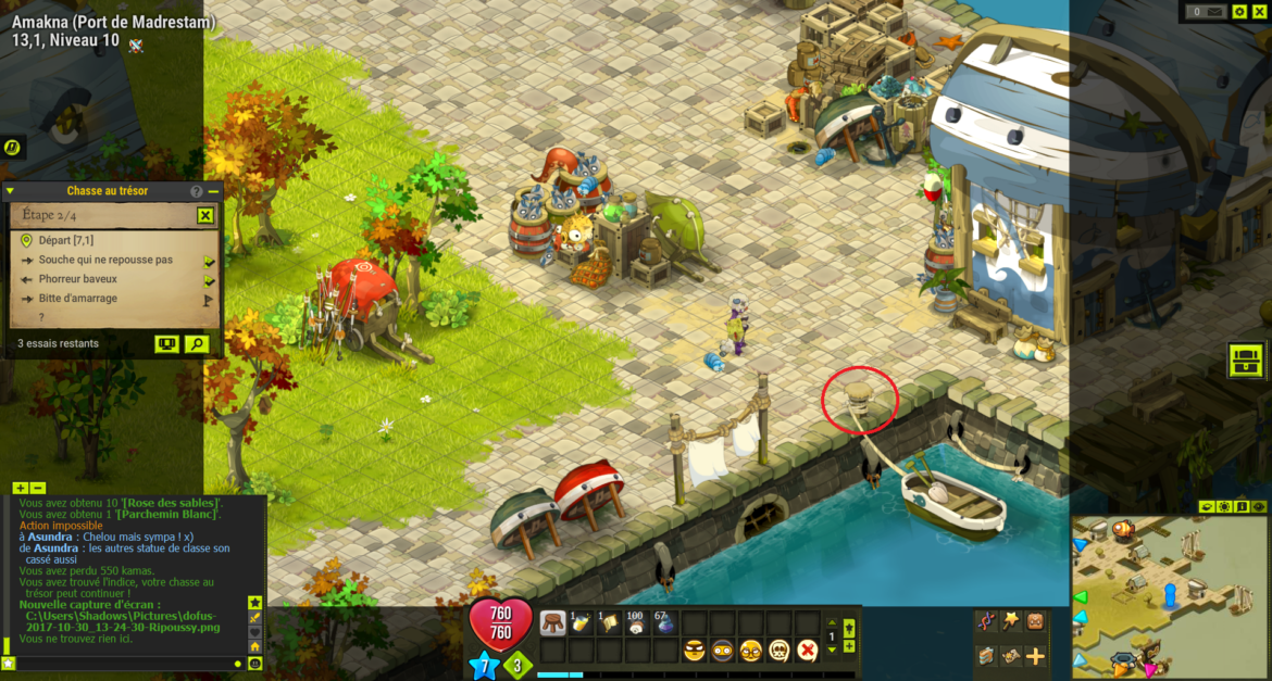 Ou XP sur Dofus ?