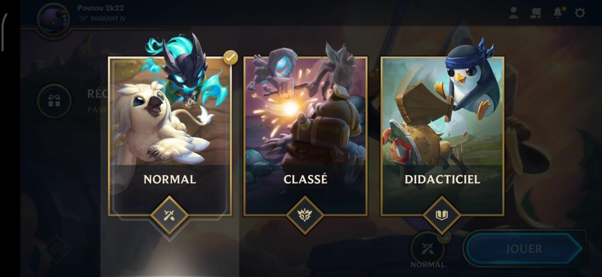 Quel champion Top jouer ?