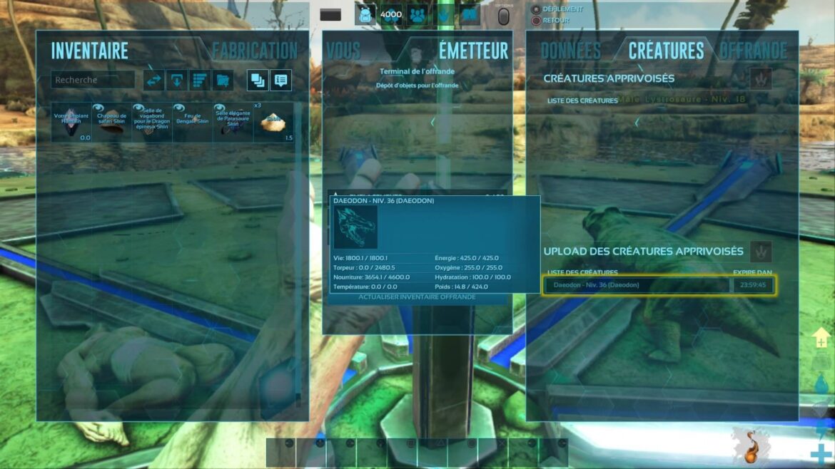 Comment sauvegarder une partie sur Ark ps4 ?