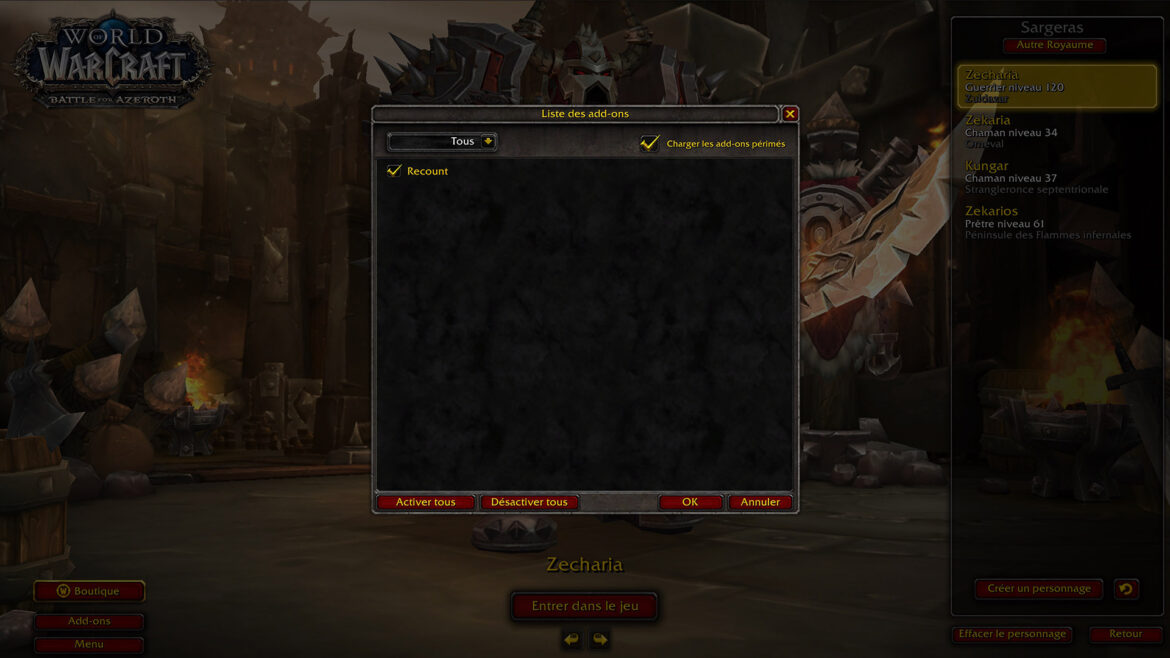 Comment Installer Des Addon WoW Classic ? – SOS Ordinateurs : Guides ...