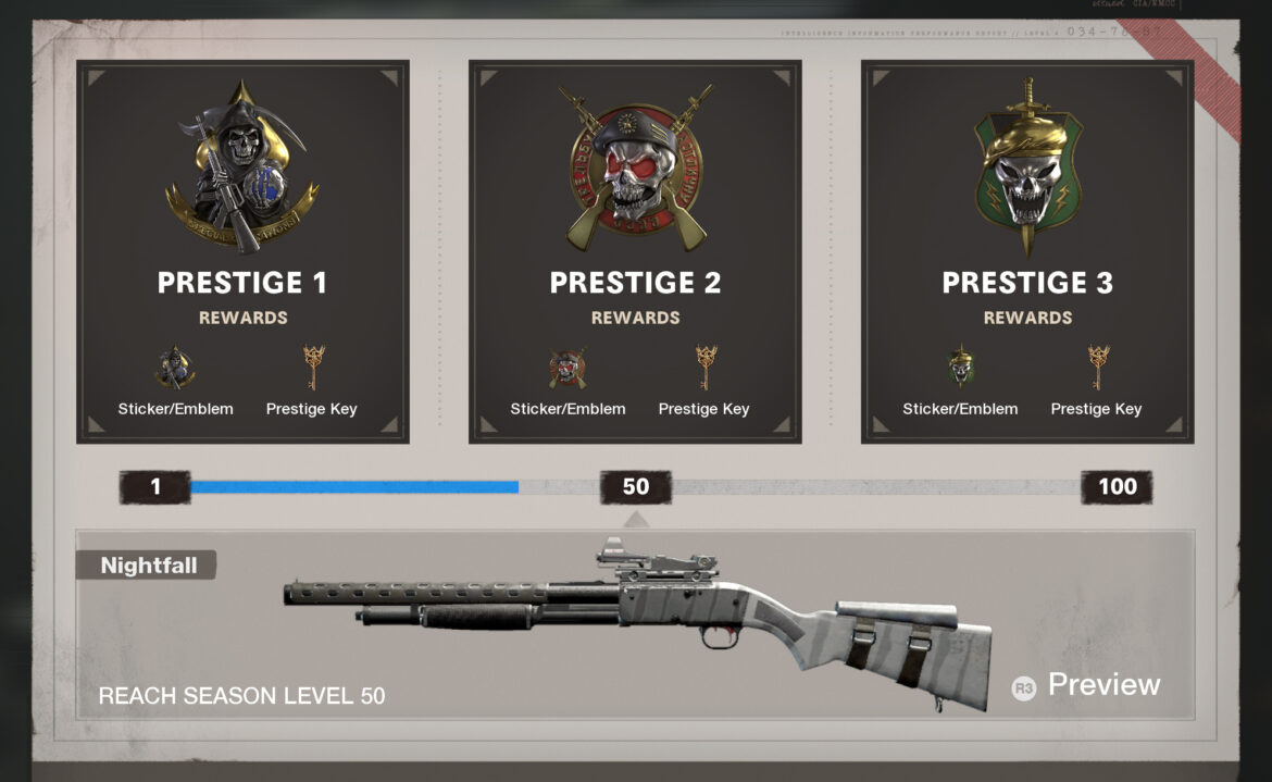 Comment passer Prestige 1 Vanguard ?