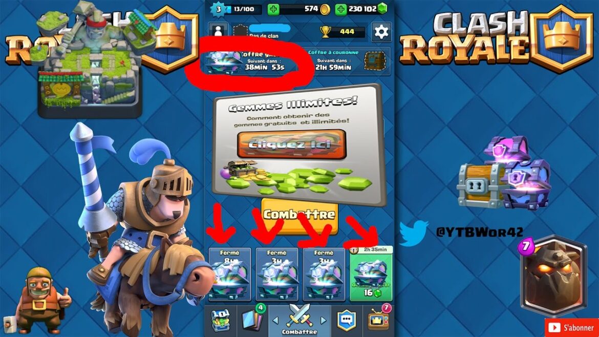 Quel est le coffre le plus rare dans Clash Royal ?