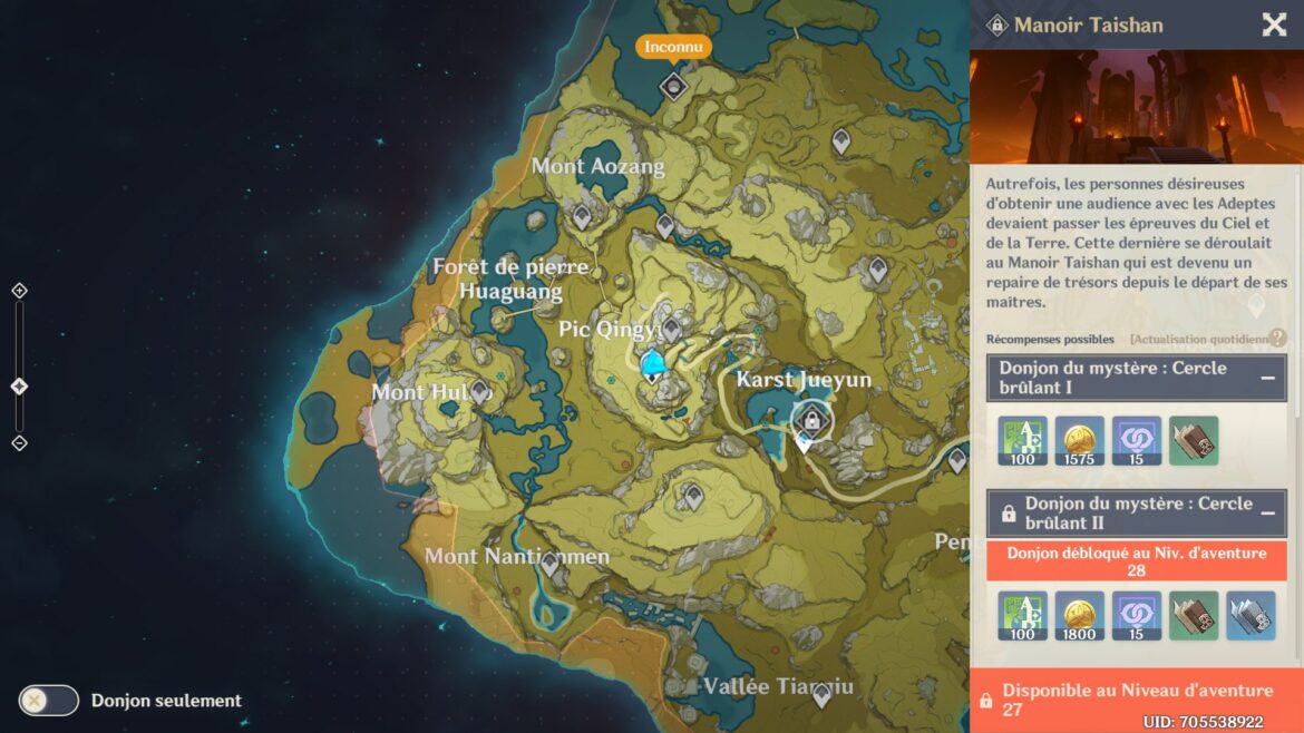 Comment faire baisser le niveau de l'eau Genshin ?