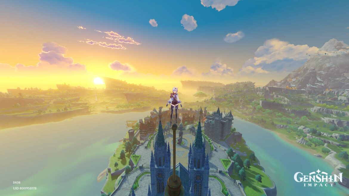 What is the prettiest place in Genshin Impact?