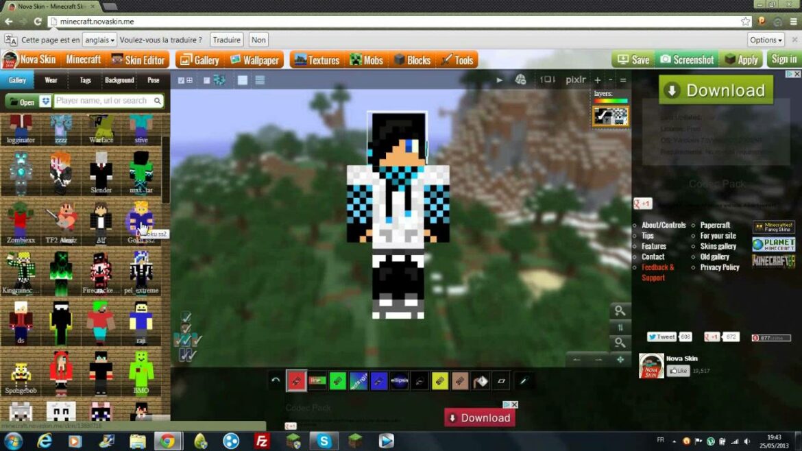 Comment faire un skin ?