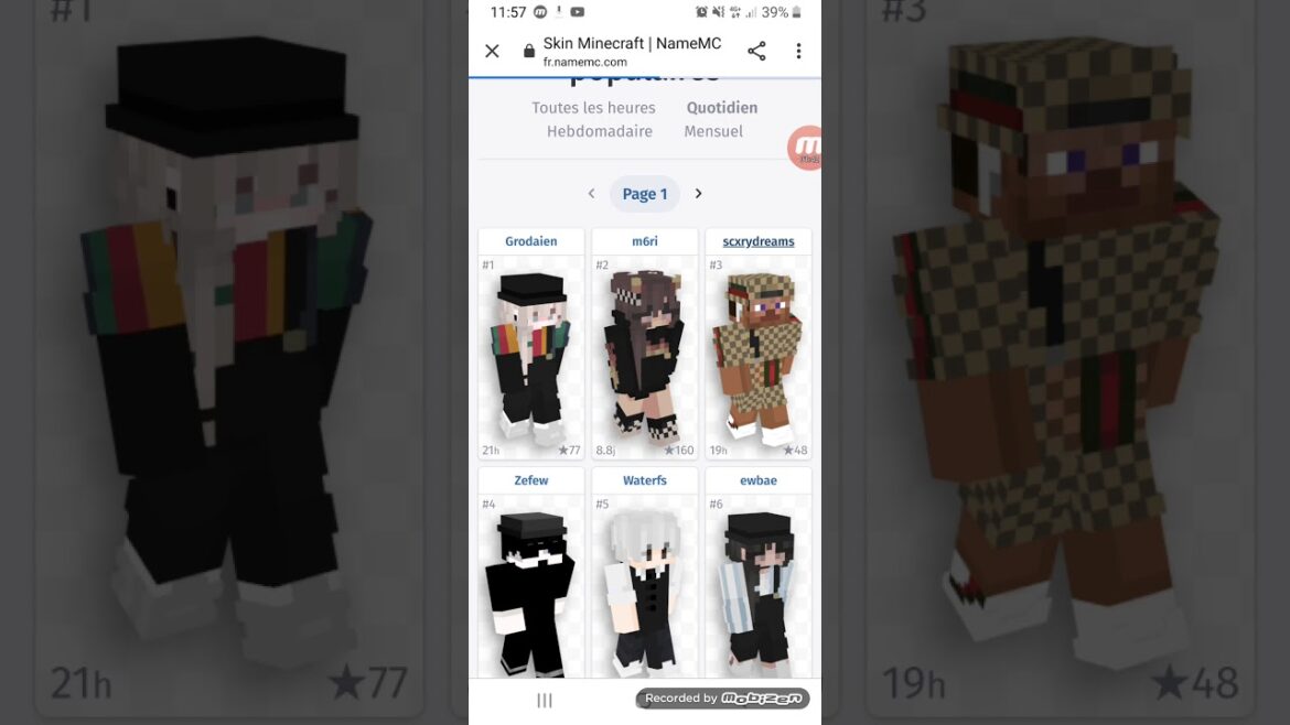 Comment mettre une image sur un skin Minecraft ?