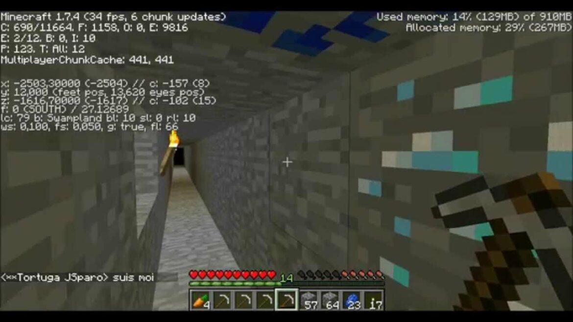 Comment trouver du diamant en 116 5 ?