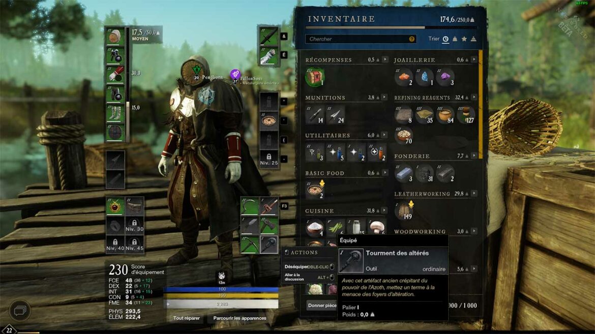 Où se trouve l'arbre d'Azoth ?