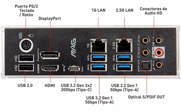 carte mère-hdmi-displayport